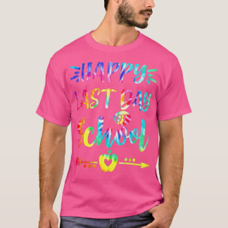 Vrolijke laatste dag van de schooltijd van de stud t-shirt