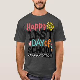 Vrolijke laatste dag van de studie van de leerling t-shirt