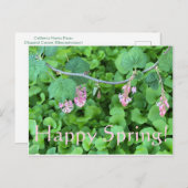 Vrolijke lente! Briefkaart (Voorkant / Achterkant)