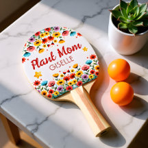 Vrolijke Lentetuin Moeder Ping Pong Bat