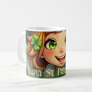 Vrolijke Leprechaun - St. Patrick's Day Lucky Char Koffiemok