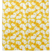 Vrolijke madeliefje douchegordijn (Voorkant)