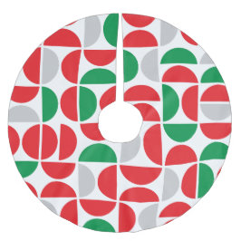 Vrolijke Mid Century Holiday Tegels Kerstboom Rok