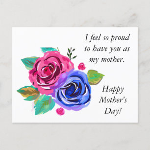 Vrolijke moederdag! briefkaart
