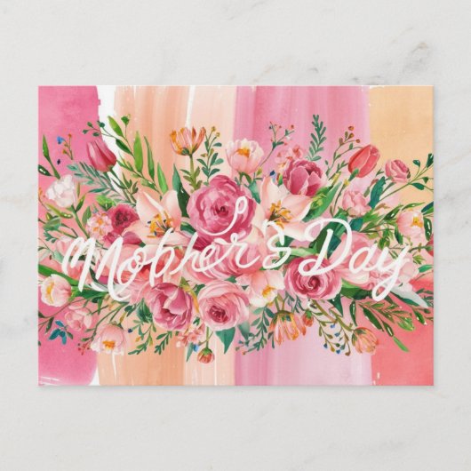 Vrolijke moederdag! feestdagenkaart (Voorkant)