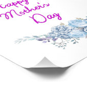 vrolijke moederdag foto afdruk (Hoek)