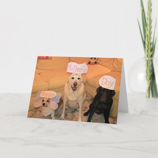 vrolijke moederdag kaart (Voorkant)