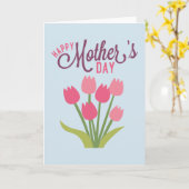 vrolijke moederdag kaart (Gele Bloem)