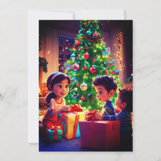 🎄 "Vrolijke momenten: ik wens je een vrolijke & h Bedankkaart