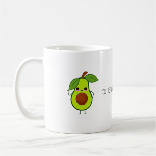 Vrolijke ochtend avocado Gezegden Koffiemok