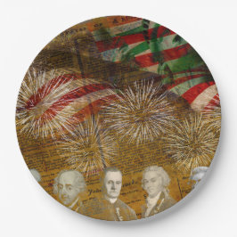 Vrolijke Onafhankelijkheidsdag! Papieren Bordje