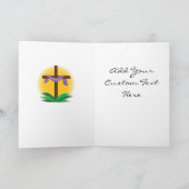 Vrolijke Pasen Groeten Custom Kaart (Binnen)