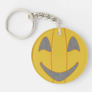 Vrolijke pompoen kostuum ontwerp Halloween Sinaasa Sleutelhanger