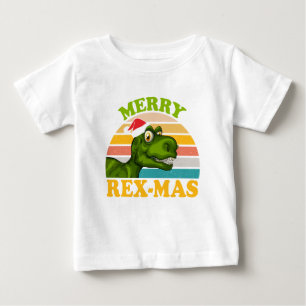 Vrolijke Rex-mas Kerstmis Dinosaur Cute Dino