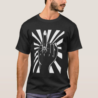 Vrolijke Ring Vinger Huwelijk Bachelorette Feest J T-shirt
