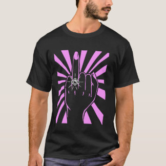 Vrolijke Ring Vinger Trouw Bachelorette Feest Net  T-shirt
