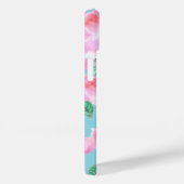 Vrolijke Roze Rozen iPhone Case (Achterkant / Rechts)