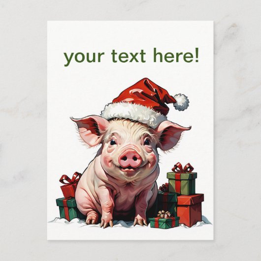 vrolijke snede briefkaart (Voorkant)