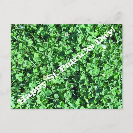 Vrolijke St. Patricks Dag! Briefkaart (Voorkant)