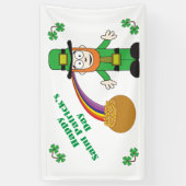 Vrolijke St. Patrick's Day Spandoek (Verticaal)