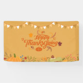 "Vrolijke Thanksgiving viering banner - feestelijk (Horizontaal)