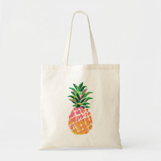 Vrolijke tropische Hawaiiaanse ananas Tote Bag