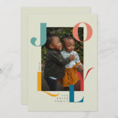 vrolijke uitnodiging (Voorkant / Achterkant)