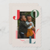 vrolijke uitnodiging (Voorkant / Achterkant)