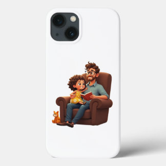 Vrolijke vaderdag iPhone 13 hoesje