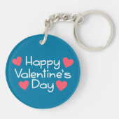 Vrolijke Valentijnsdagkalligrafie | Sleutelhanger (Achterkant)