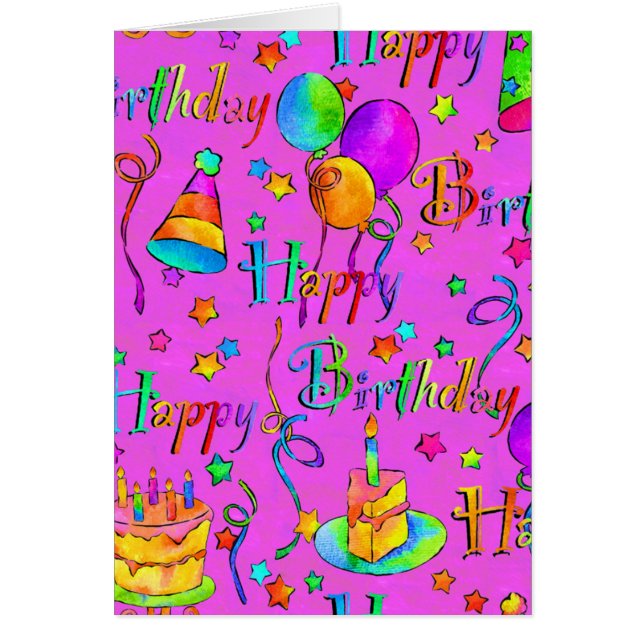 Vrolijke verjaardag! (Voorkant)