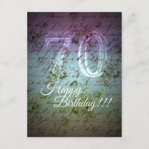 Vrolijke verjaardag!!! 70e briefkaart