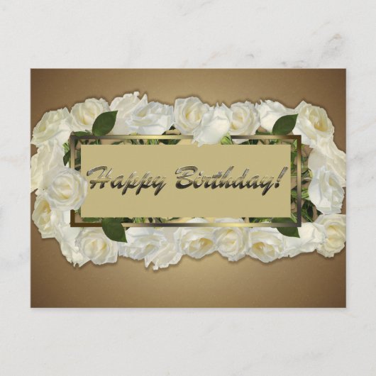 Vrolijke verjaardag! briefkaart (Voorkant)