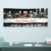 Vrolijke verjaardag, Jezus! Grappig kerstfeest Spandoek (Beurs)