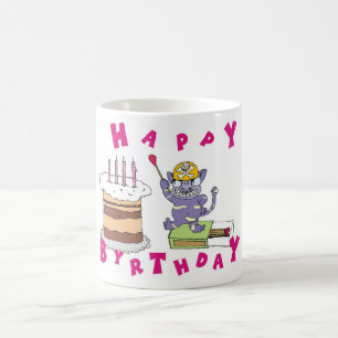 Vrolijke verjaardag! koffiemok