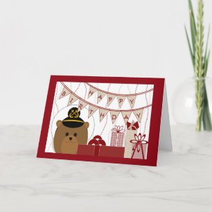 Vrolijke verjaardag, marine! kaart