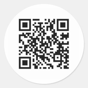 Vrolijke verjaardag! ronde sticker