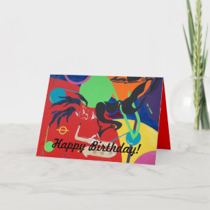 Vrolijke verjaardag! Wenskaart Kaart