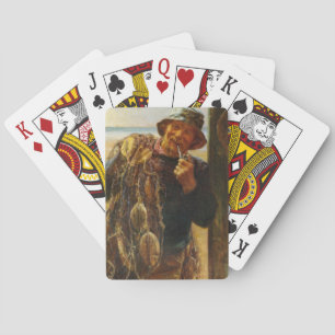 Vrolijke Visser (door Frederick Morgan) Pokerkaarten
