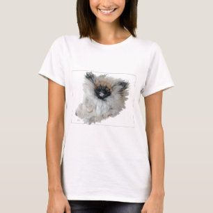 Vrolijke Vliegende Pekingees T-shirt