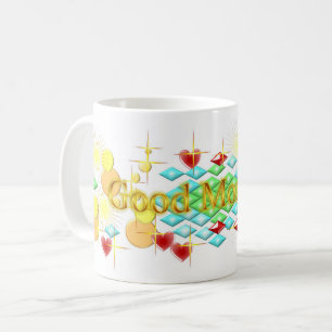 Vrolijke, vrolijke en vrolijke dag Goedemorgen Koffiemok