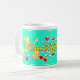 Vrolijke, vrolijke en vrolijke dag Goedemorgen Koffiemok