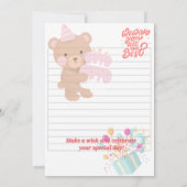 Vrolijke wensen bedankkaart (Achterkant)