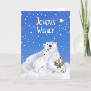 Vrolijke wensen met Baby Polar Beer en Moeder Kaart