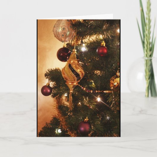 Vrolijke Yule Feestdagen Kaart (Voorkant)