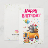 Vrolijke zeehond Groeten Kaart (Voorkant / Achterkant)