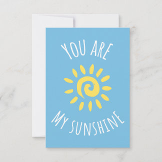 Vrolijke zon ontwerp bedankkaart