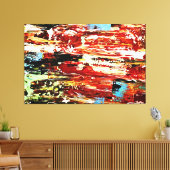Vrolijkheid Canvas Afdruk (Insitu (Woonkamer))