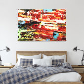 Vrolijkheid Canvas Afdruk (Insitu (Slaapkamer))