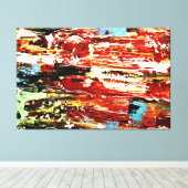 Vrolijkheid Canvas Afdruk (Insitu (Houten vloer))